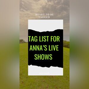 HEART THIS POST TO BE TAGGED WHEN I GO LIVE!!!!